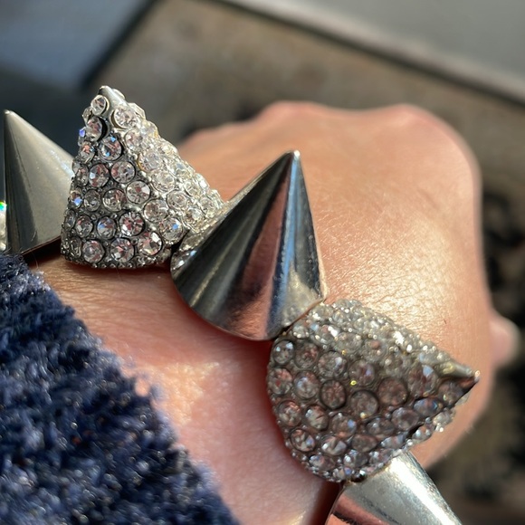 Spiky Rhinestone Bracelet - Picture 2 of 6